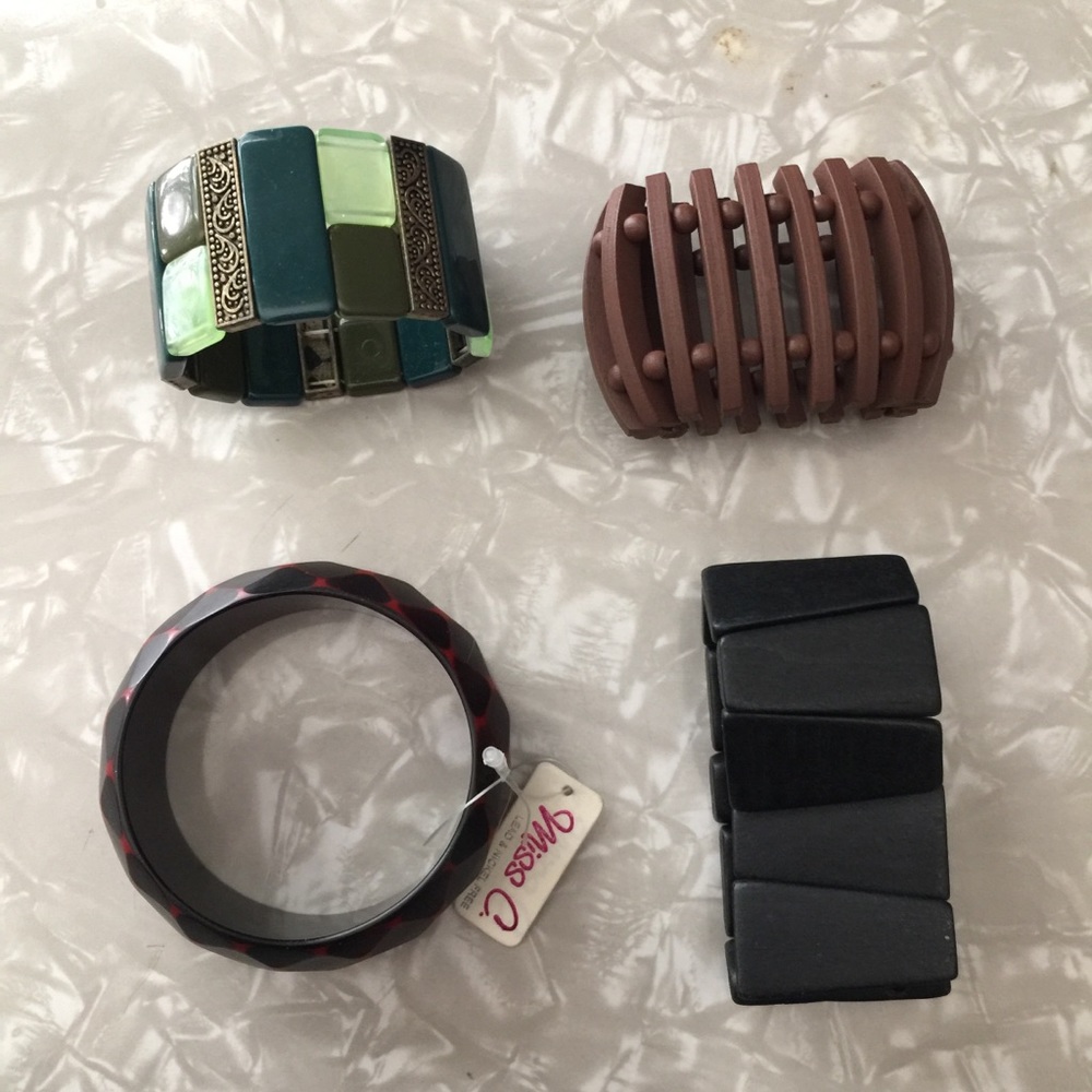 Set of Neutral Earth Toned Bracelets
